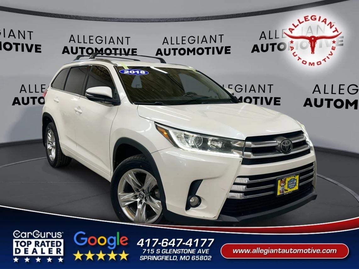 2018 Toyota Highlander Limited Sport Utility 4D