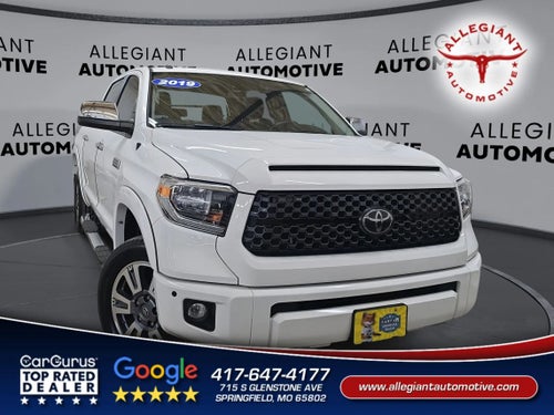 2019 Toyota Tundra CrewMax Platinum Pickup 4D 5 1/2 ft