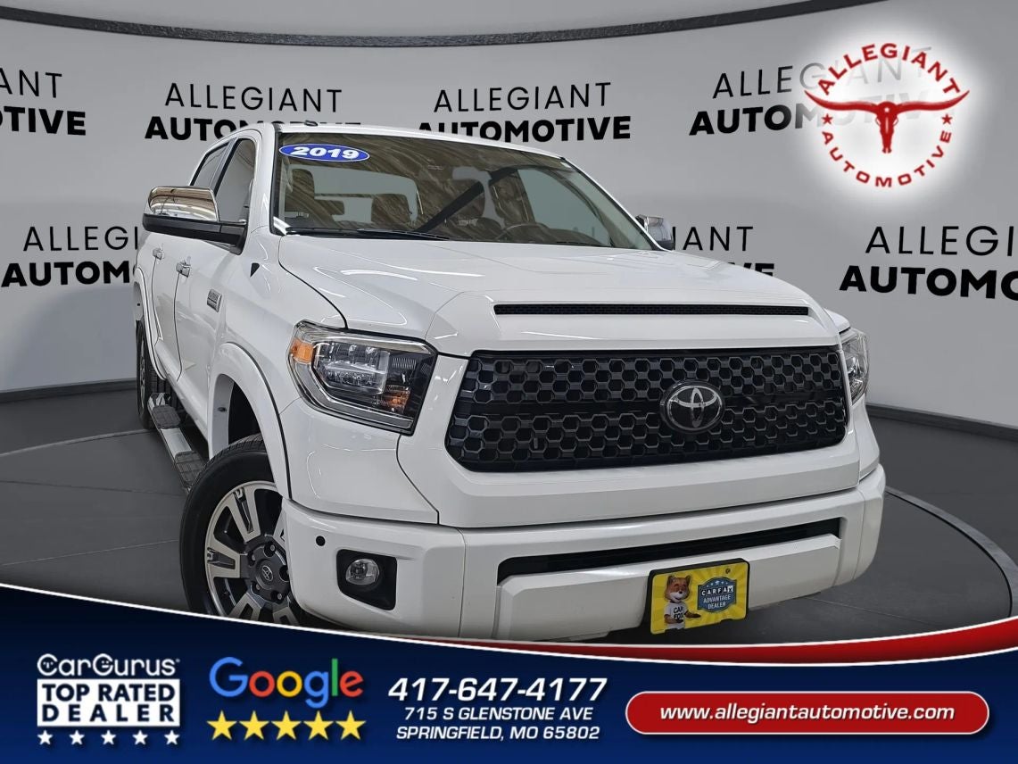 2019 Toyota Tundra CrewMax Platinum Pickup 4D 5 1/2 ft