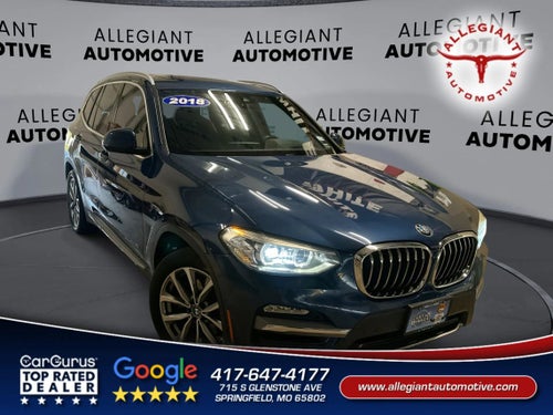 2018 BMW X3 xDrive30i Sport Utility 4D