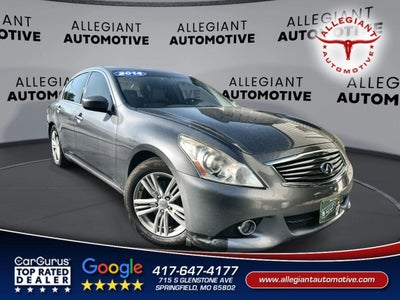 2013 INFINITI G G37 Journey Sedan 4D