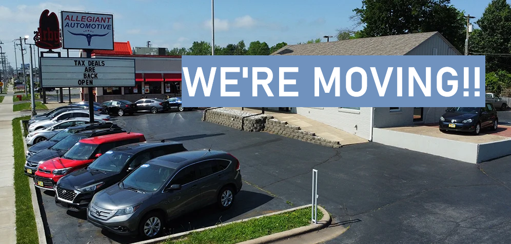 Pic of old store, we're moving text overlay